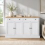 okwish Sideboard mit 4 Türen 2 Schubladen Esszimmer 150x40x86cm Natur_2