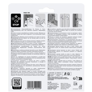 tesa® Insulation Dichtungsband I-Profil, Schaumstoff, weiß, 6m, für Tür- und Fensterdichtungen.