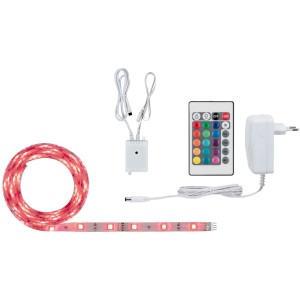 Paulmann Function SimpLED Strip 1,5 m RGB 12W 230/12V DC Weiß Metall Kunststoff