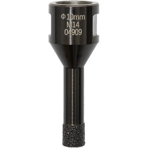 Medial Granitbohrkrone M14, 10 mm Durchmesser für Winkelschleifer.