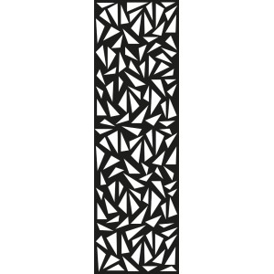 GroJa XL Designelement Triangle DB Anthrazit für Sichtschutzzaun mit Dreieckmuster.