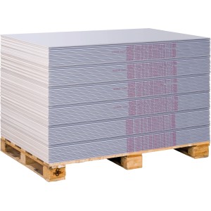 Palette Knauf Ausbauplatten Diamant, 12,5mm stark, für Innenausbau mit erhöhten Anforderungen.