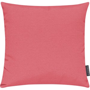 Quadratisches Magma Kissen Fino in Peach (40x40 cm) für Wohnraum-Deko.