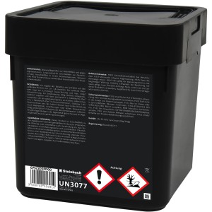 Schwarzer Behälter Pool Professional Chlortabs organisch 5 kg zur Pool Desinfektion.