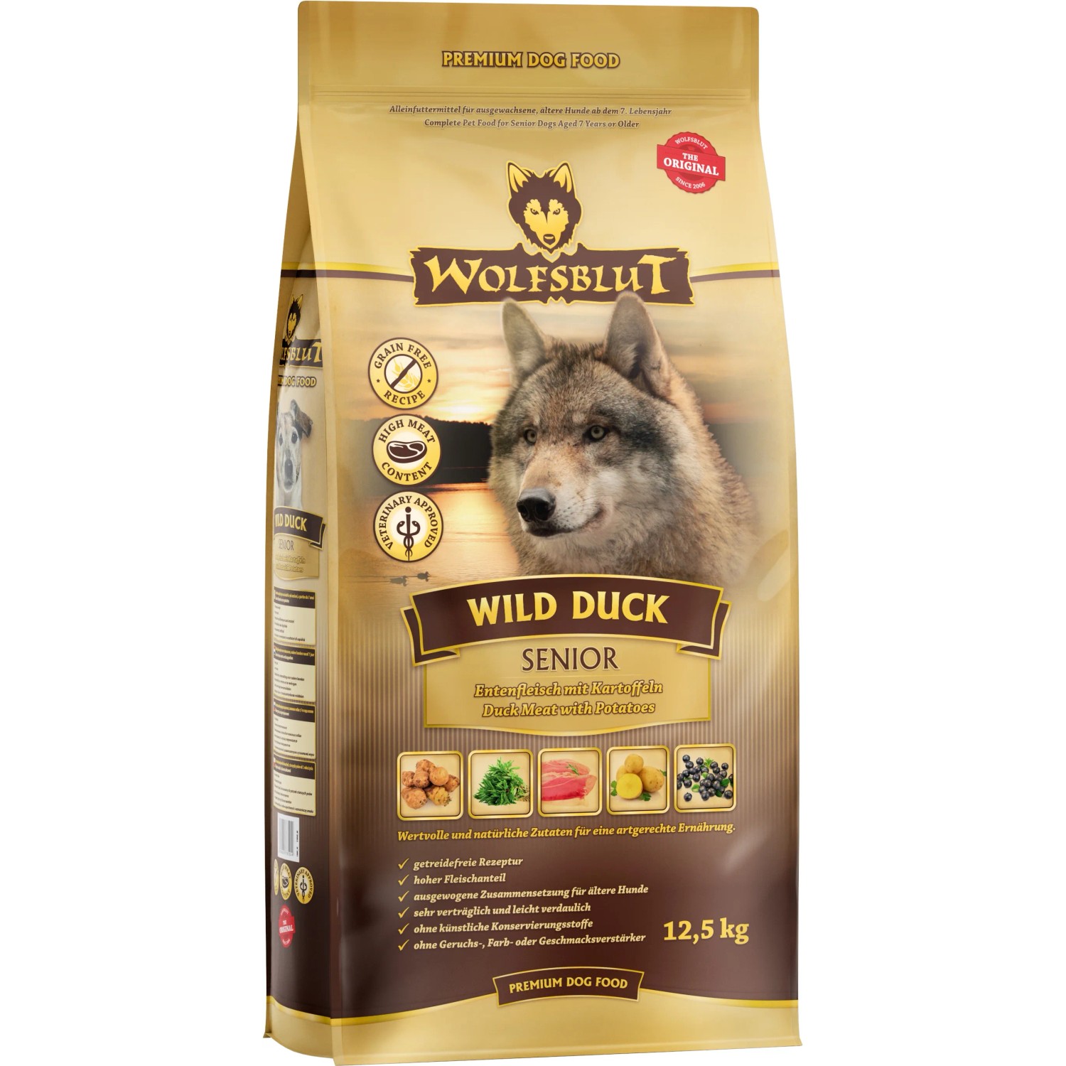 Wolfsblut Hunde-Trockenfutter Wild Duck Senior 12,5 kg kaufen bei OBI