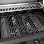 Detailansicht des Jamestown Knox II Gasgrills mit Gusseisenrost und Warmhalterost.