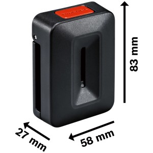 Bosch Professional ProClick Holder zur Befestigung von Werkzeugtaschen am Arbeitsgürtel.