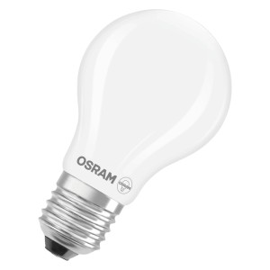Matte LED Lampe A60, 7W, 2700K, E27 Sockel von Osram.