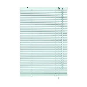 Weiße Gardinia Aluminium Jalousie, 100x240 cm, für Fenster, Sonnenschutz.