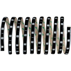 Paulmann YourLED RGB LED-Streifen, 3m, selbstklebend, für musikgesteuerte Lichteffekte.