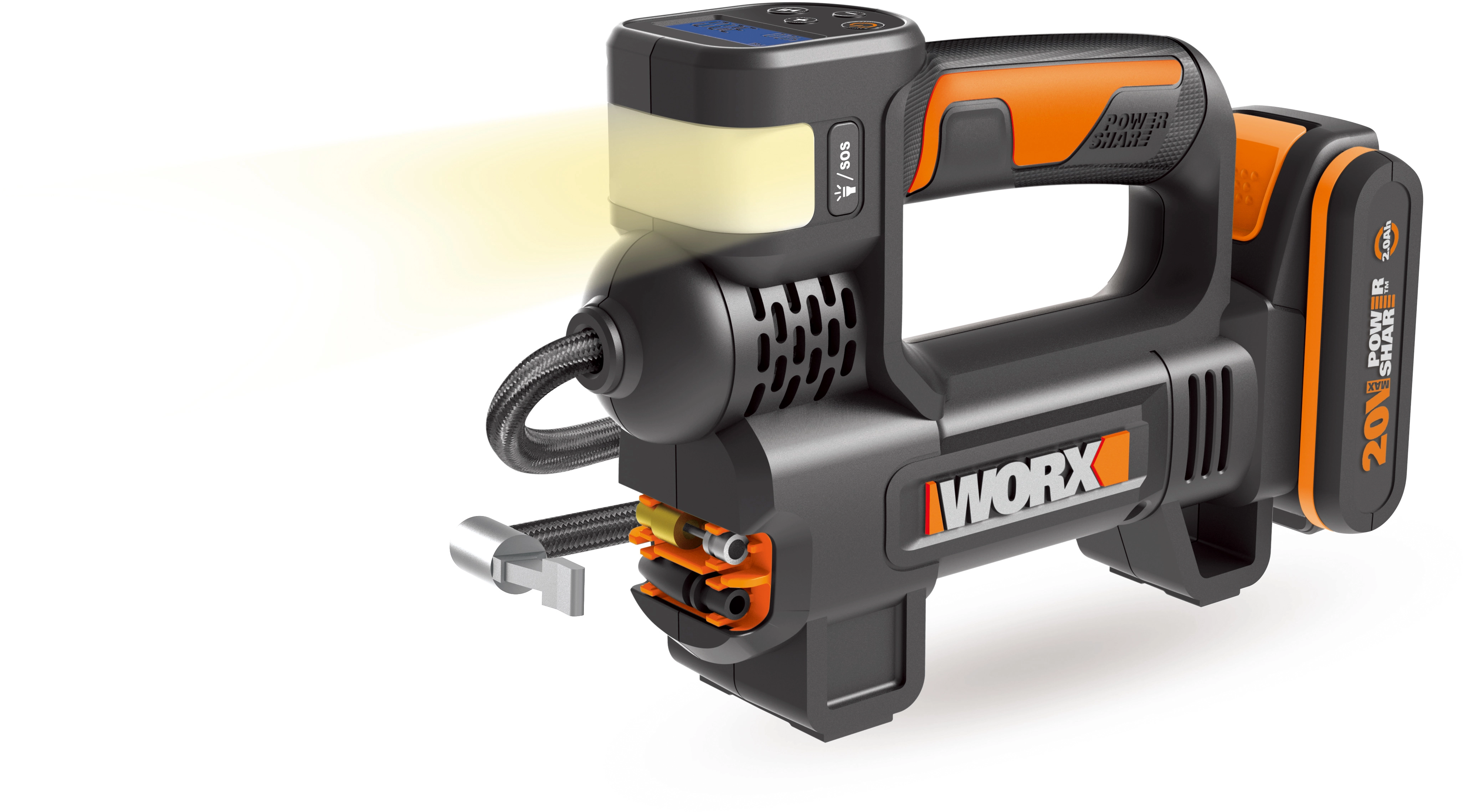 Worx Akku Kompressor WX092 20 V kaufen bei OBI