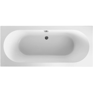 Villeroy & Boch O.Novo Rechteck-Badewanne, 190x90 cm, Weiß Alpin, Aufsicht