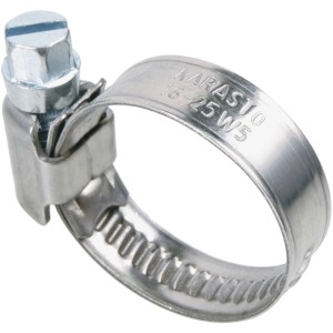 Geka Schlauchschelle W5, 16-25 mm, aus rostfreiem Stahl für Schlauchverbindungen.