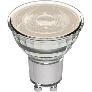 Klarer LED-Spot GU10 MR16, 3,6 W, dimmbar mit einstellbarer Farbtemperatur (CCT).