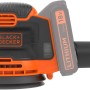 Black+Decker Akku-Exzenterschleifer BDCROS18N (18V): Kompakte Schleifmaschine in Schwarz und Orange.