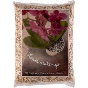 Sack Indoor-Decor-Schnitzel Weiß 3,5l für dekorative Pflanzgefäße.