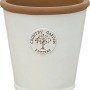 Cremefarbener Keramik Pflanztopf Country Garden Pottery, 19x19x19 cm.