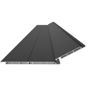 Terassendiele DreamDeck Alu Anthrazit 1,3 x 13,6 x 600 cm