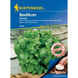 Kiepenkerl Profi-Line Saatgut Basilikum Gecom Saatscheibe