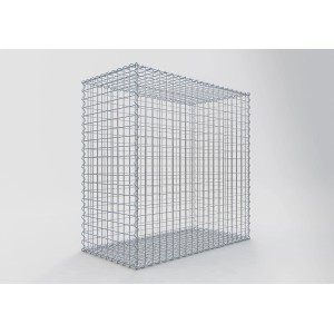 Gabiona Gabionenkorb, 100x100x50 cm, Maschenweite 5x5 cm, Drahtkorb für Einfassungen und Mauersysteme.