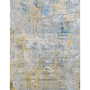 Marburg Fototapete Smart Art Gallery 18 Grafisch Steinoptik Gelb-Blau FSC®