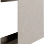 Schulte Duschablage Größe L in Edelstahloptik zum Kleben.