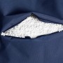 Detailaufnahme: Jeansblauer Sitting Point Sessel Swing mit EPS-Perlen Füllung.