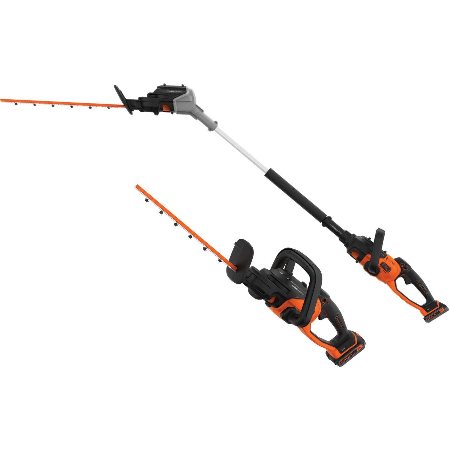 Black+Decker AkkuHeckenscheren Set 2in1 Seasonmaster BCASK81D 18 V