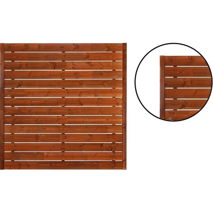 Andrewex Zaunelement Rodos DIY Braun 180 cm x 180 cm kaufen bei OBI