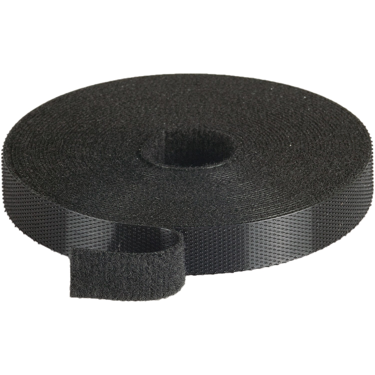 Fix-o-moll Klett-Binder, 5m Rolle, schwarz, zum Kabel bündeln und ordnen.
