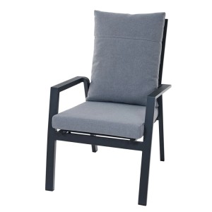 Siena Garden Sessel Valencia Comfort Plus 98 x 65 x 67 cm Anthrazitgrau Matt