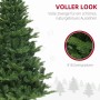 Grüner HOMCOM Weihnachtsbaum mit 818 vollen, naturgetreuen PE-Zweigspitzen für festliche Weihnachtsdekoration.