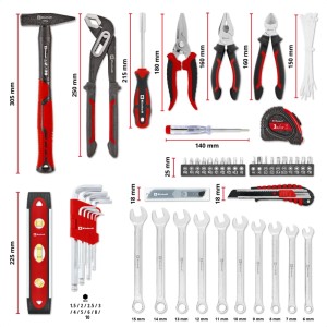 Einhell Werkzeugkoffer Umzug E-Case 79-tlg.