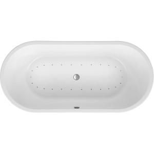 Ottofond Whirlpool Carney, ovale Badewanne mit Düsen von oben. Komfortables Silentsystem für entspannende Bäder.