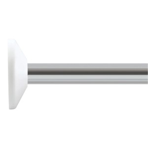 Spirella Magic Duschstange, 80x80 cm, Chrom, für Eckduschen