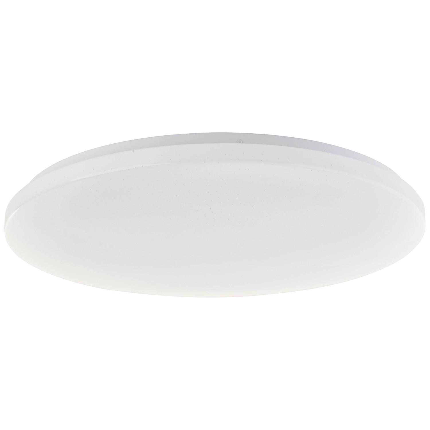 Weiße, runde LED-Deckenleuchte Leonie mit RGB-Funktion, Durchmesser 49 cm.