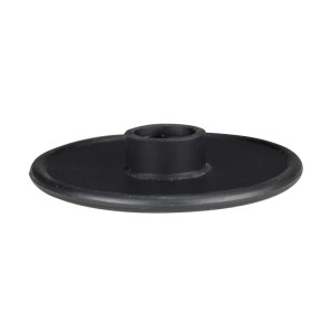 Wenko Kunststoffabdeckung für WC-Bürste Schwarz