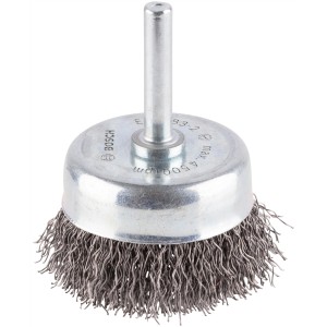 Bosch Topfbürste Pro Metal Clean, 50mm, mit geradem Schaft zum Reinigen von Stahl.