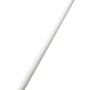 Weißer D-Line Kabelkanal, 16x8 mm, 2 m lang, zur dezenten Kabelverlegung.