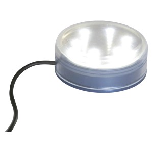 LED Poolleuchte für Stahlwand- und Aufstellbecken mit Magnetbefestigung und Kabel.