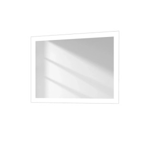 Emke LED Badspiegel 45x60 cm, rechteckig, mit Beleuchtung und Antibeschlagfunktion. Moderner Wandspiegel.