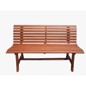 Holz Parkbank Moreno 3-Sitzer, klassische Gartenbank für 3 Personen, geölt und FSC-zertifiziert.