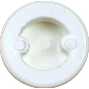 Weißer Ersatz-Lochstopfen (20 mm) für 31/60 l Getränkefässer Classic.