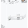 Verpackung der Tesa Duschablage Deluxxe Chrom, ein Duschregal zur Wandmontage ohne Bohren.