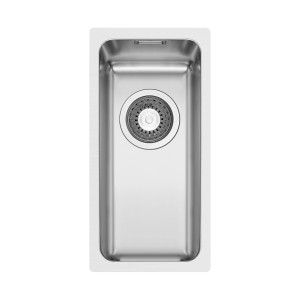 Pyramis Spülbecken Lydia 1B Flacheinbau Edelstahl 18 cm x 40 cm