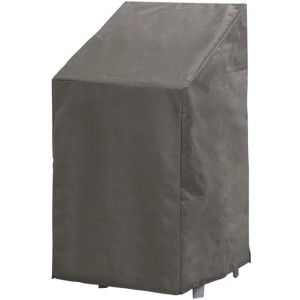 Perel Schutzhülle für Stapelsessel, 133x66x95cm, aus Polypropylen-Gewebe in Grau.