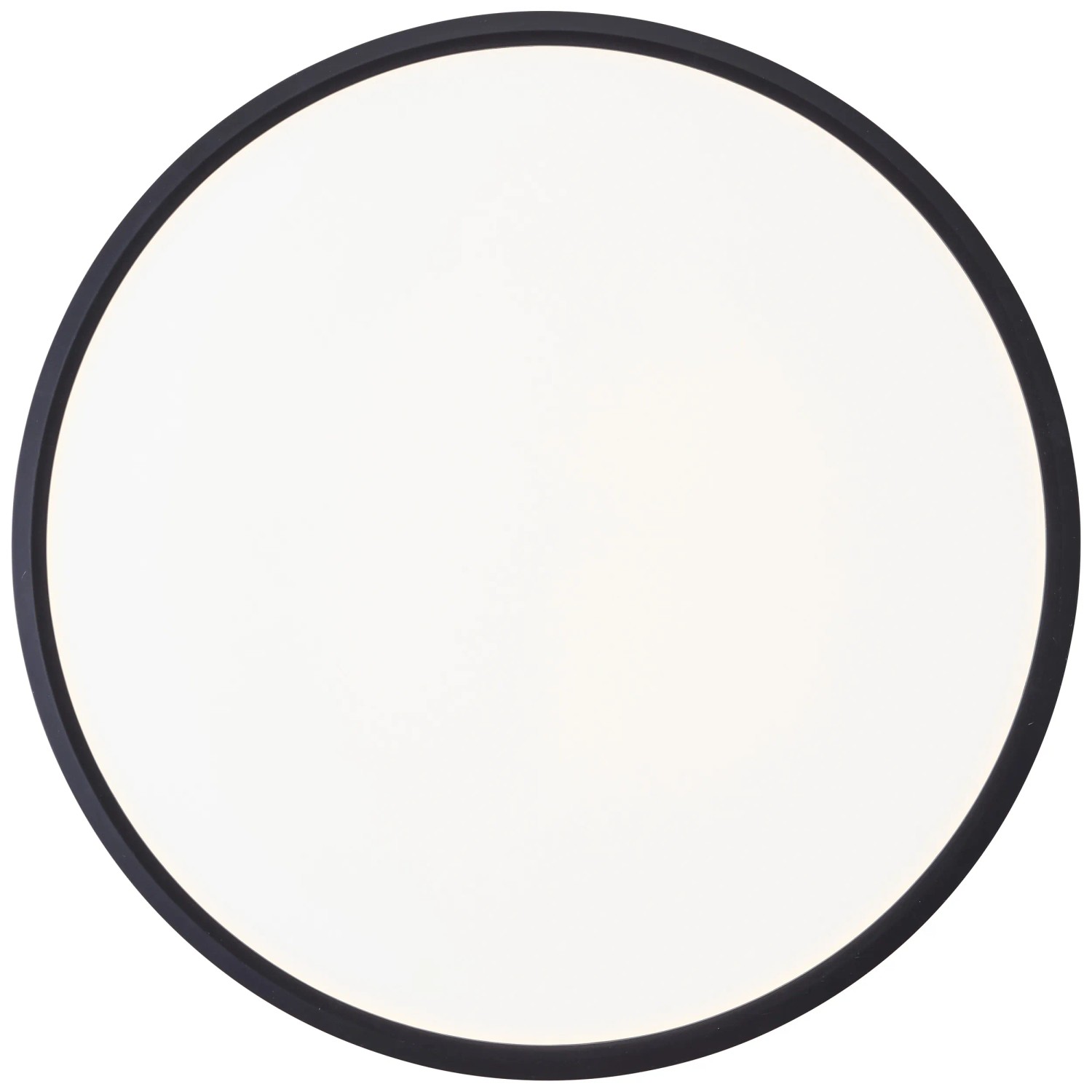 Runde, smarte LED-Deckenleuchte Lotti RGB+CCT, Ø 50cm, schwarz/weiß.