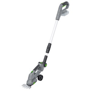 LUX Akku-Gras- und Strauchschere mit Teleskopstiel, 20V 1 PowerSystem, für Rasenkanten und Sträucher.