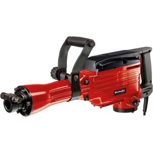Einhell Abbruchhammer TC-DH 43, 1600 W, rot/schwarz, mit Zusatzhandgriff und Koffer.