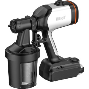 Litheli Akku-Farbsprühgerät mit Akku, 20V, für feines Sprühen von Farben und Lacken.
